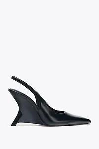 SLINGBACK WEDGE HEELS
