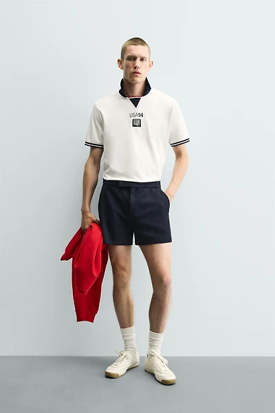 SHORT RÉTRO PIQUÉ