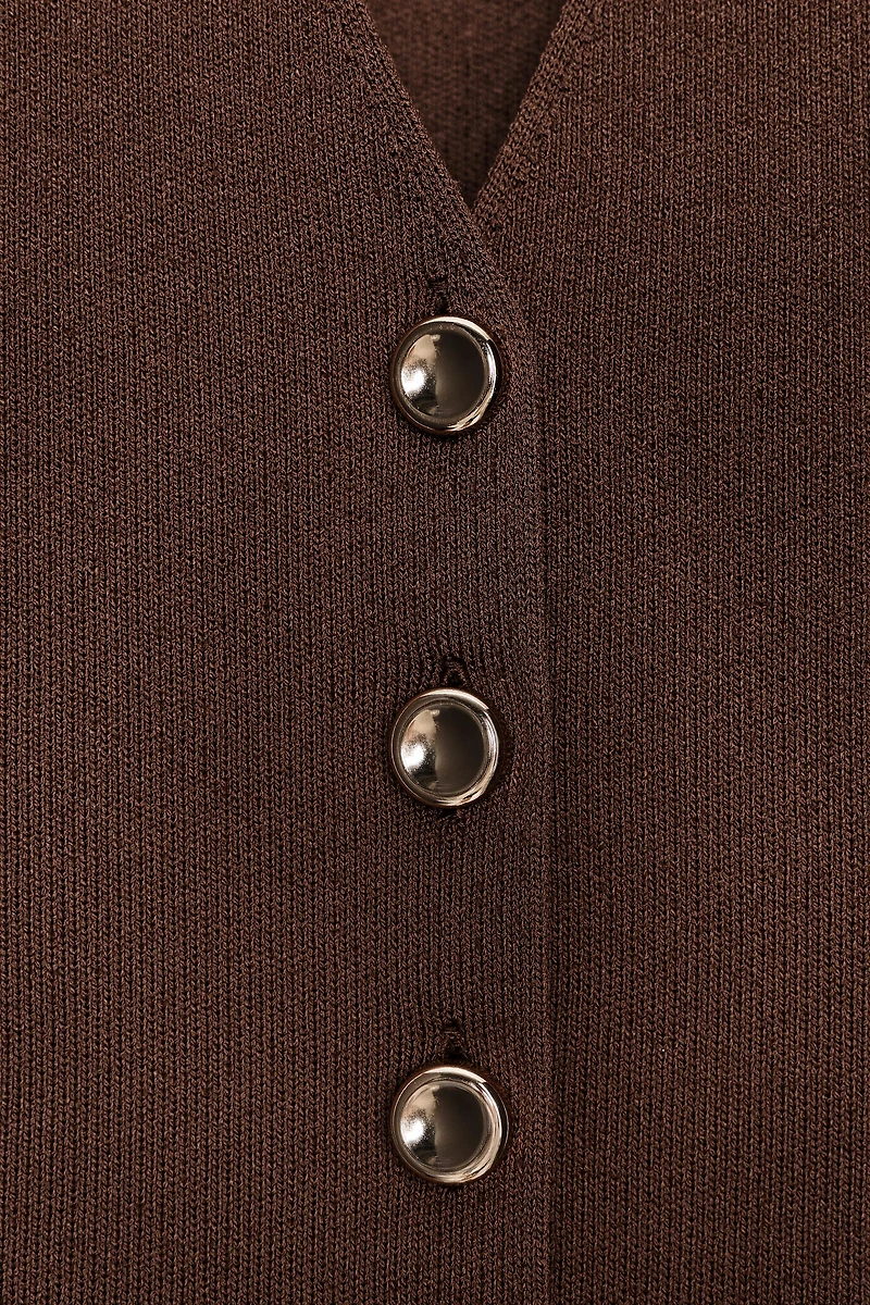 SMOOTH KNIT VEST TOP