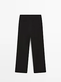 Pantalon capri avec boutons