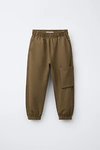 PANTALON DE JOGGING CARGO EN MOLLETON