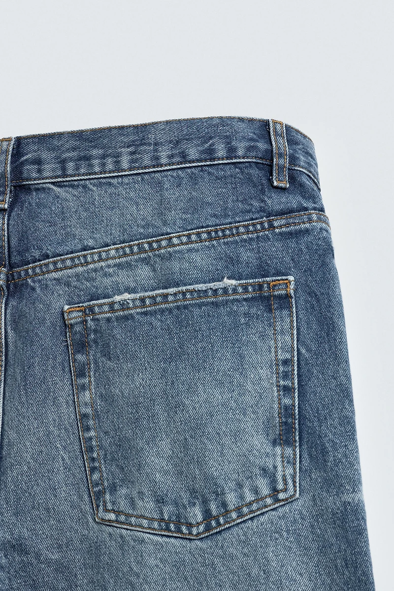 WIDE FLARE FIT JEANS