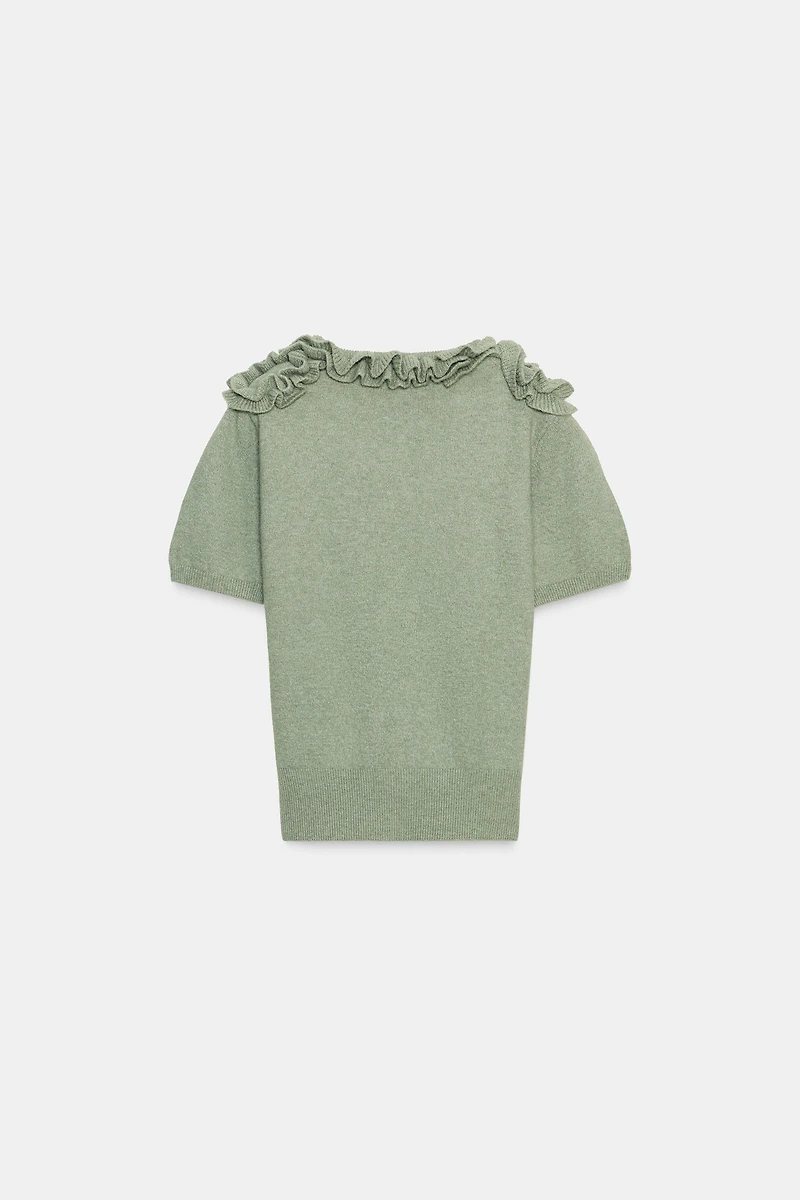 FLORAL KNIT SWEATER