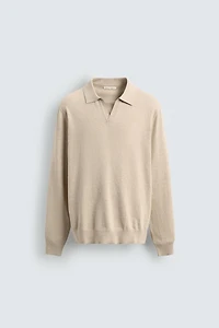 REGULAR FIT KNIT POLO SHIRT