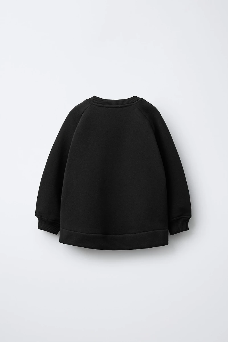 SWEAT UNI ÉTIQUETTE