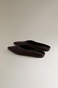 MULES BOUT CUIR