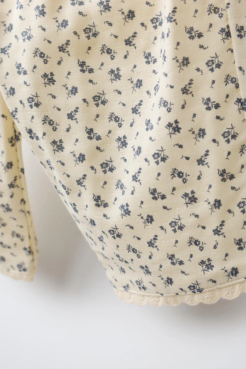 FLORAL BAGGY PANTS
