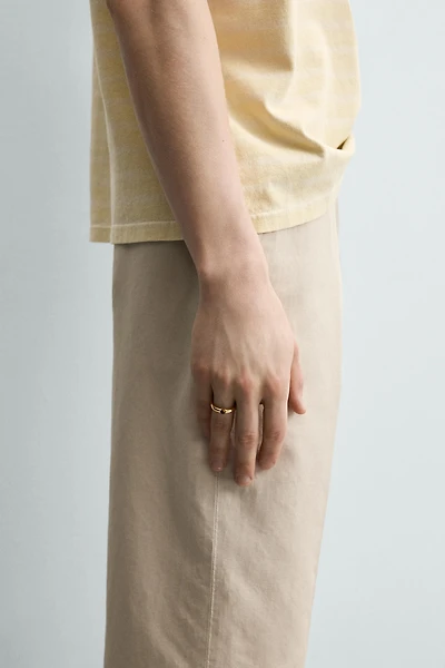 BAGUE MÉTALLIQUE PIERRE