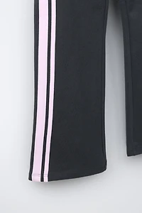 FLARE LEGGINGS WITH SIDE STRIPES