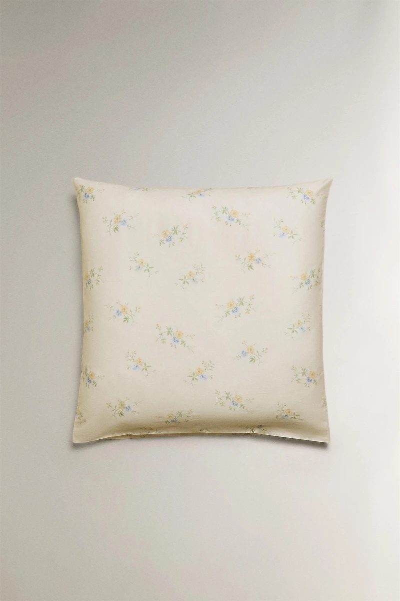 FLORAL BOUQUET SATEEN PILLOWCASE