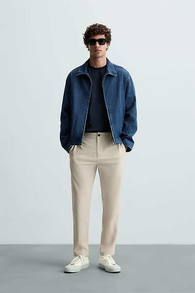 COMFORT STRUCTURED CHINO PANTS