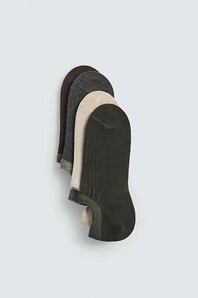4-PACK INVISIBLE SOCKS