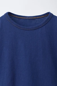 ZARA TIMELESS - PLAIN COTTON T-SHIRT