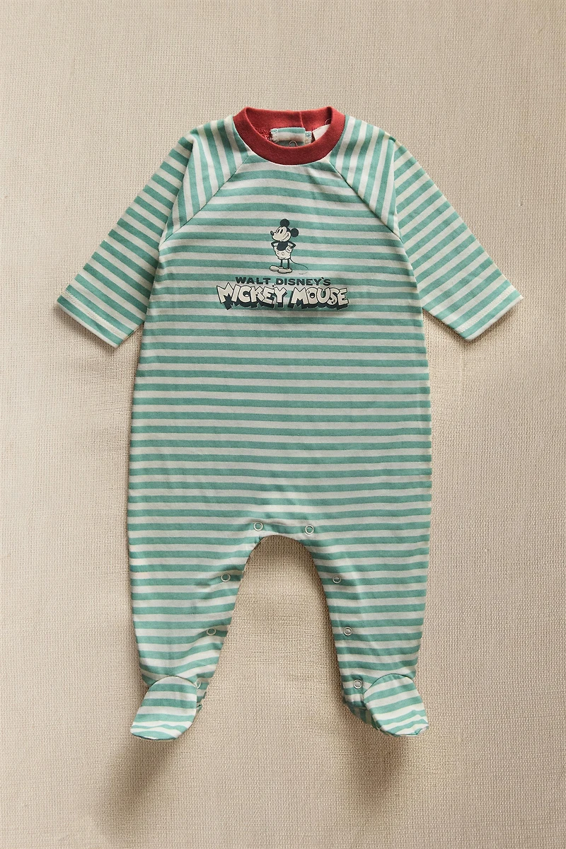 MICKEY MOUSE ©DISNEY BABY FOOTED ROMPER