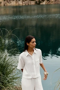 CHEMISE COURTE OURLETS