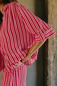FLOWY STRIPED SHIRT
