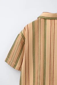 CHEMISE RUSTIQUE À RAYURES
