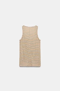 STRIPED RUSTIC T-SHIRT