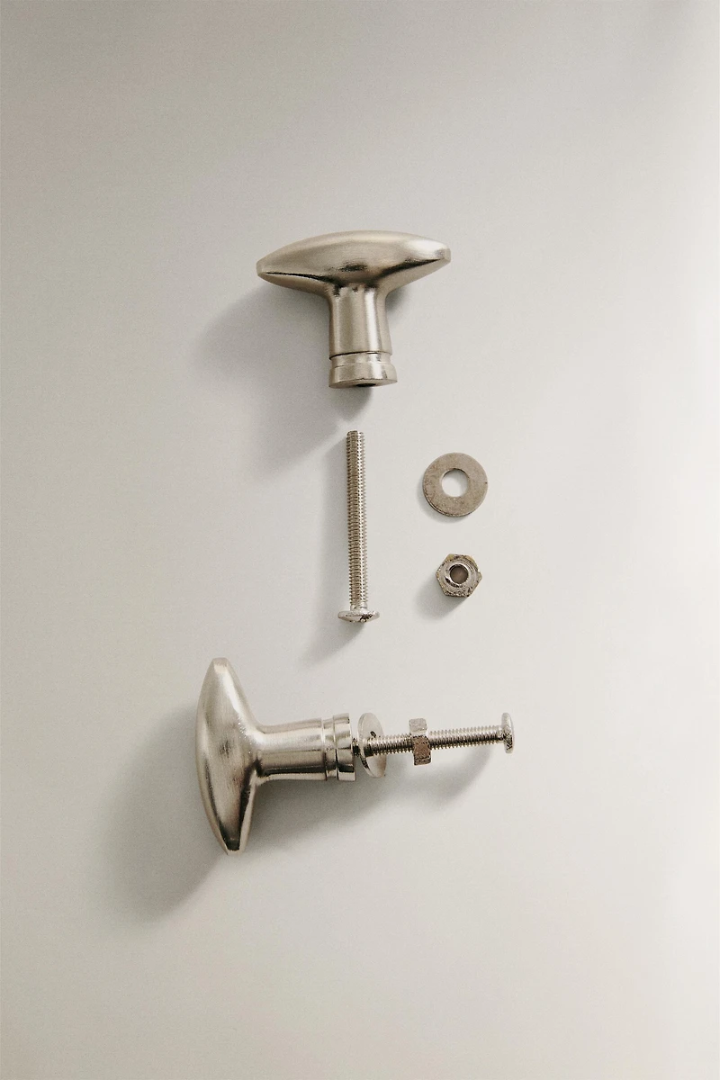 PACK OF SHINY METAL DOOR KNOBS (PACK OF 2)