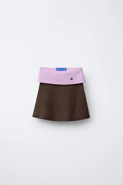 JUPE EN MAILLE CHAMPION ® X ZARA