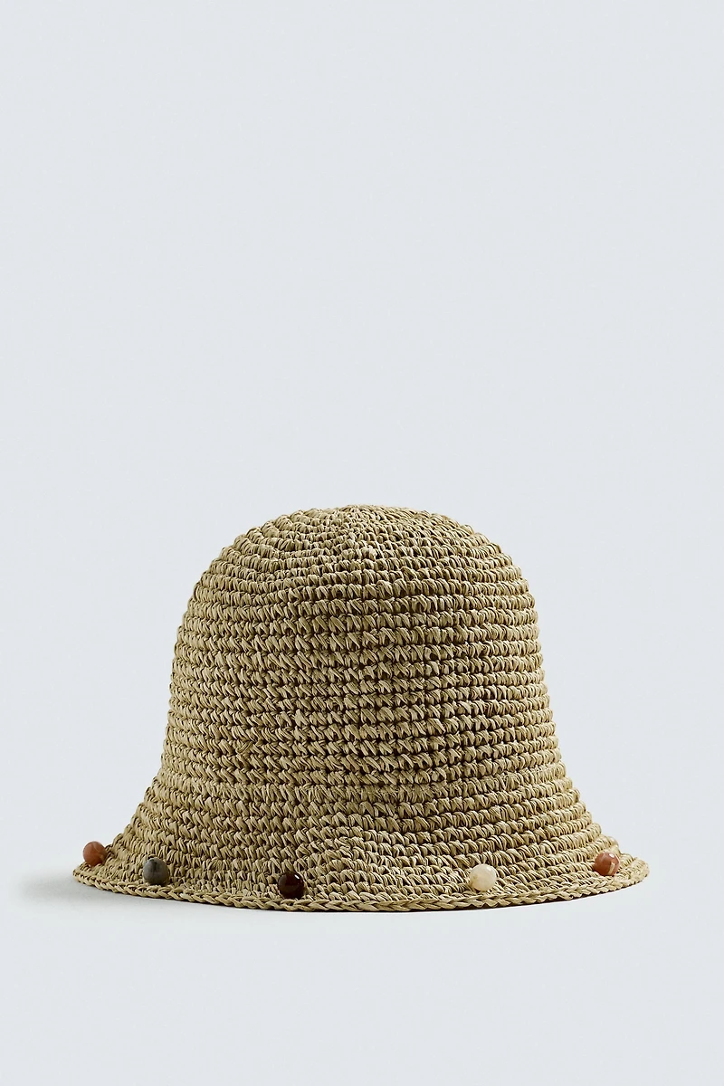 BEADED CROCHET HAT
