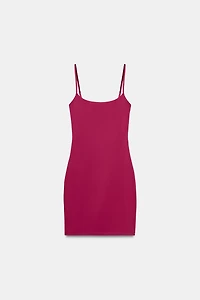 ROBE À BRETELLES EN MÉLANGE DE POLYAMIDE