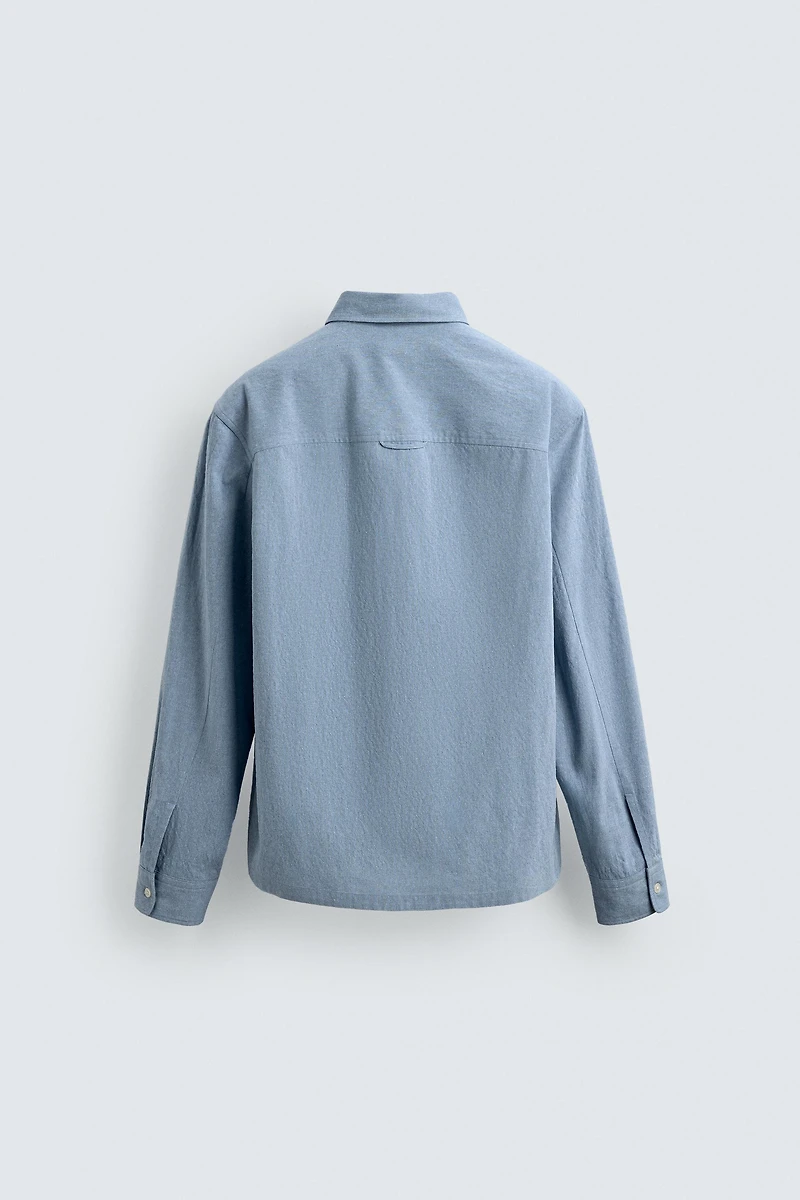TEXTURED POCKET SHIRT