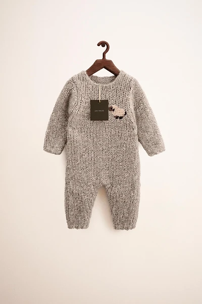 ZARA TIMELESS - COMBINAISON LONGUE EN MAILLE MOUTON