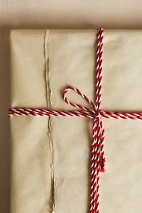 CORDON CADEAUX DOUBLE COULEUR NOËL