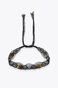 METAL PIECE CORD BELT