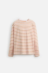 JACQUARD STRIPE T-SHIRT