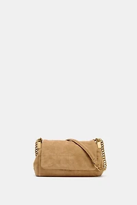 SAC PORTÉ ÉPAULE EN CUIR DAIM