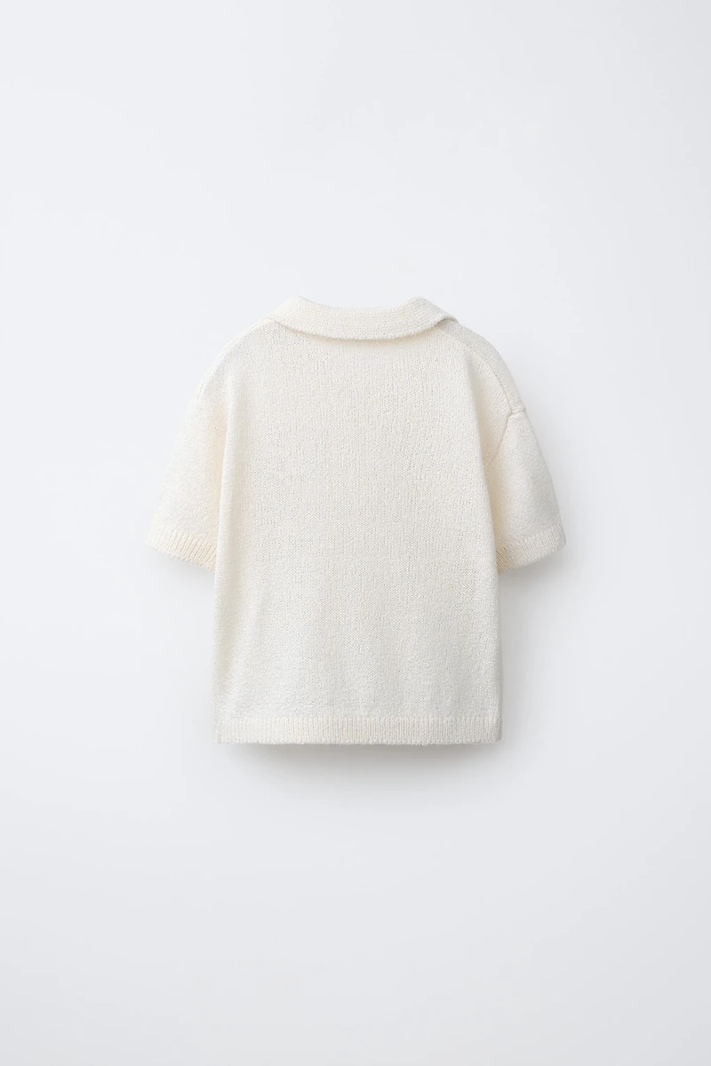 EMBROIDERED FISH POLO SHIRT