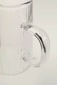 RAISED BOROSILICATE MILK PITCHER
