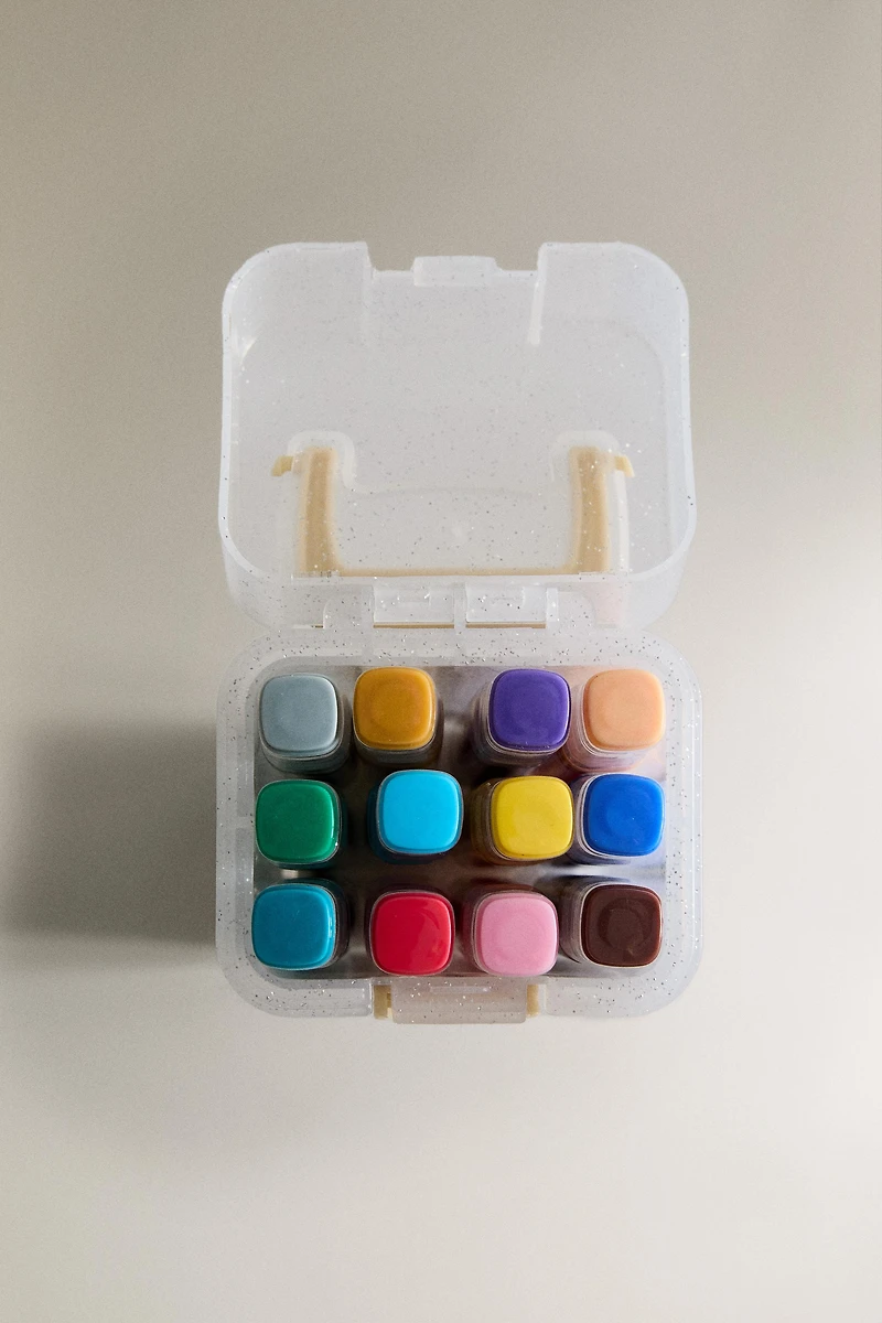 FEUTRES POUR ENFANTS À PAILLETTES (LOT DE 12)