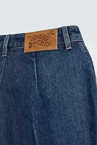 DENIM JORTS BERMUDA SHORTS HARRY LAMBERT FOR ZARA X DISNEY