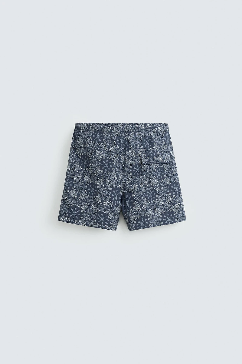 MAILLOT DE BAIN MOYEN IMPRIMÉ PAISLEY