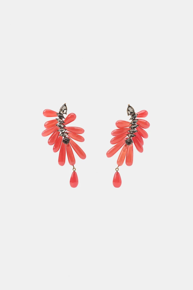 RESIN JEWEL EARRINGS