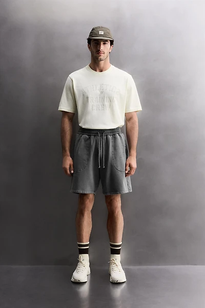 WASHED TRAINING JOGGER SHORTS
