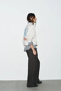 PLAID PAJAMA PANTS