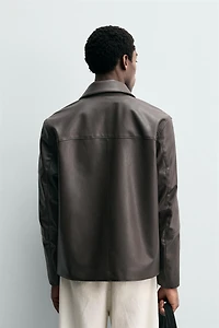 SURCHEMISE REGULAR FIT MATIÈRE SYNTHÉTIQUE