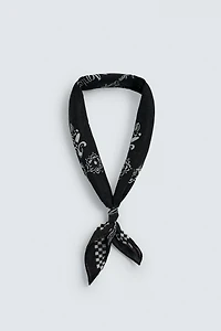 BANDANA À IMPRIMÉ GÉOMÉTRIQUE GRAPHIQUE