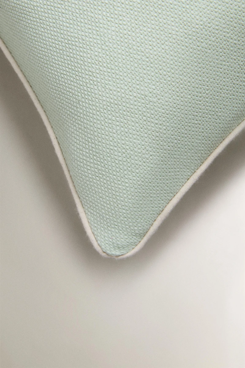 PIPING THROW PILLOW COVER
