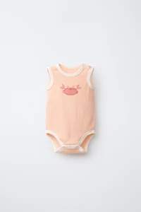 THREE-PACK OF SLEEVELESS BODYSUITS WITH PATCHES