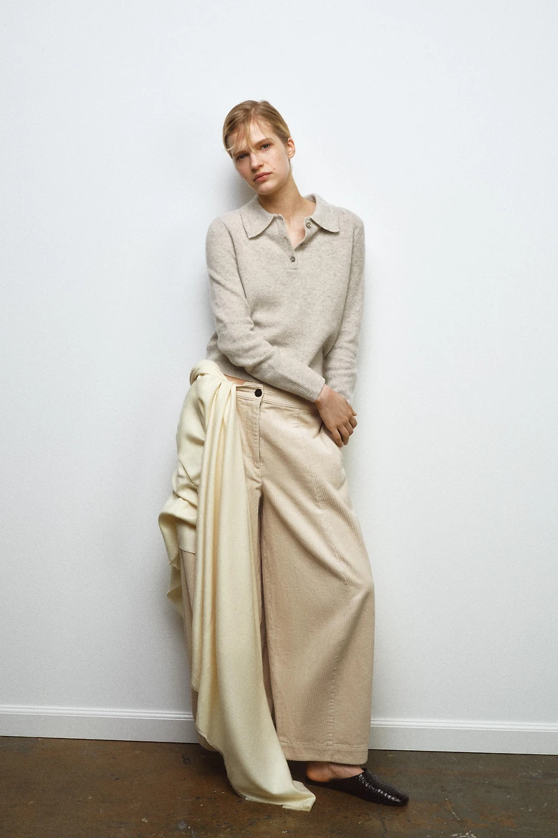 PLAIN 100% WOOL POLO