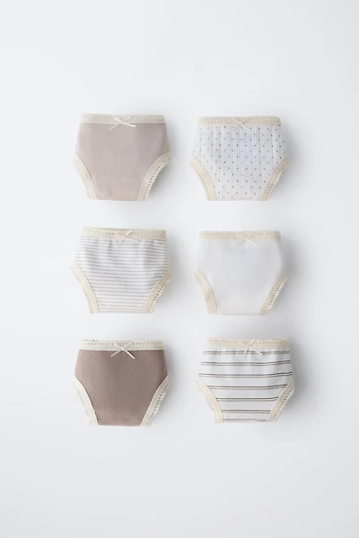 AGES 6-14/ SIX-PACK OF PRINTED UNDERWEAR