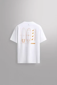 SURFBOARD PRINT T-SHIRT