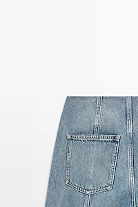 Jean barrel fit coutures apparentes