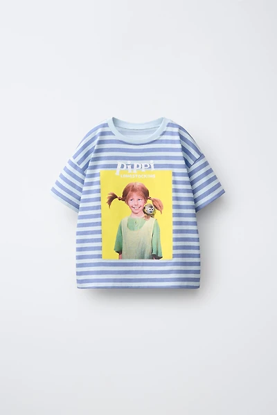 PIPPI LONGSTOCKING © ASTRID LINDGREN COMPANY STRIPED T-SHIRT
