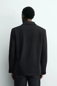 BLAZER RELAXED FIT MÉLANGE DE LAINE